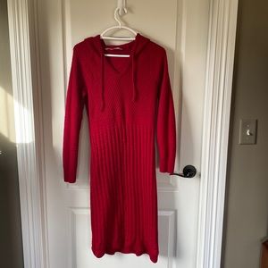 Athleta medium hooded sweater dress